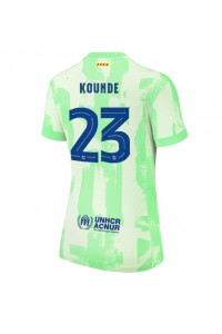 Barcelona Jules Kounde #23 Fotballdrakt Tredje Klær Dame 2024-25 Korte ermer